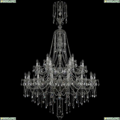 Люстра 1415/16+8+4/400/XL-185/2d/Ni ★Bohemia Ivele Crystal, Никель► — Купить▼