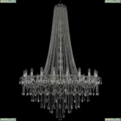 Люстра 1415/20/400/h-173/Ni ★Bohemia Ivele Crystal, Никель► — Купить▼