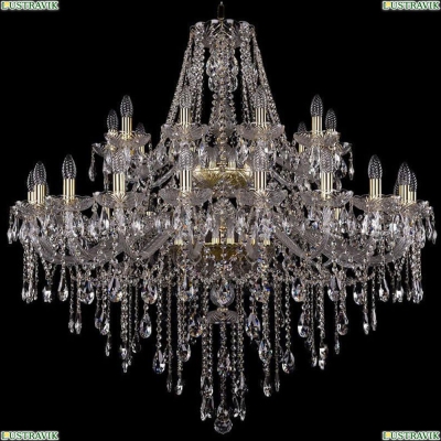 Люстра 1415/20+10/400/2d/G ★Bohemia Ivele Crystal, Золото► — Купить▼