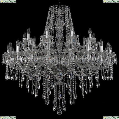Люстра 1415/20+10/400/Ni ★Bohemia Ivele Crystal, Никель► — Купить▼