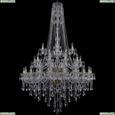 Люстра 1415/20+10+5/400/h-182/3d/G ★Bohemia Ivele Crystal, Золото► — Купить▼