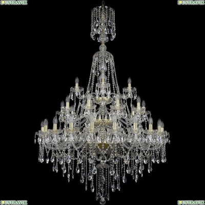 Люстра 1415/20+10+5/400/XL-180/3d/G ★Bohemia Ivele Crystal, Золото► — Купить▼