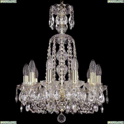 Люстра 1402/10/141/XL-58/G ★Bohemia Ivele Crystal, Золото► — Купить▼