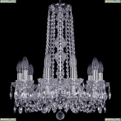 Люстра 1402/10/160/h-59/Ni ★Bohemia Ivele Crystal, Никель► — Купить▼