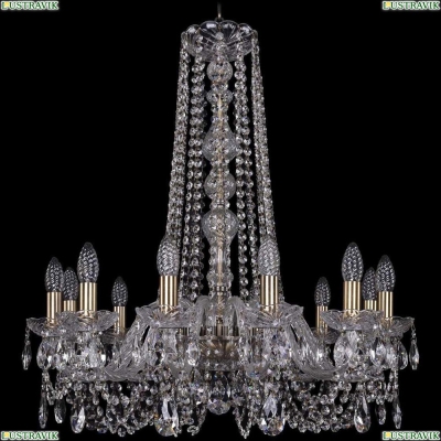 Люстра 1402/12/240/h-75/Pa ★Bohemia Ivele Crystal, Патина► — Купить▼