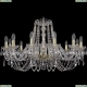 Люстра 1402/12/300/G/Leafs ★Bohemia Ivele Crystal, Золото► — Купить▼