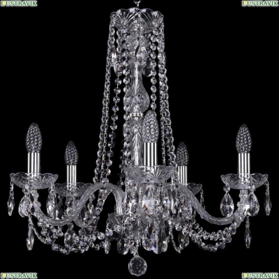 Люстра 1402/5/195/h-58/Ni ★Bohemia Ivele Crystal, Никель► — Купить▼