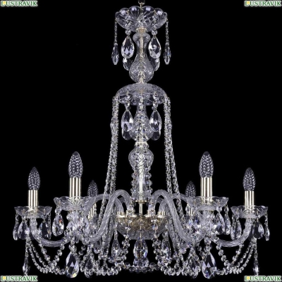 Люстра 1402/6/240/XL-73/G ★Bohemia Ivele Crystal, Золото► — Купить▼