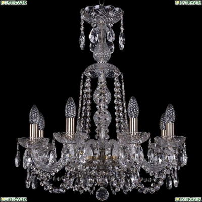 Люстра 1402/8/195/XL-65/Pa ★Bohemia Ivele Crystal, Патина► — Купить▼