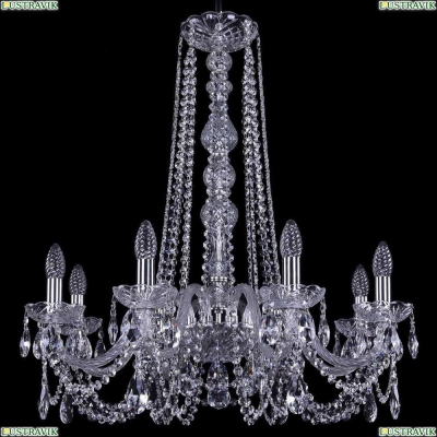 Люстра 1402/8/240/h-73/Ni ★Bohemia Ivele Crystal, Никель► — Купить▼
