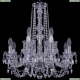 Люстра 1402/8+4/195/h-60/Ni ★Bohemia Ivele Crystal, Никель► — Купить▼