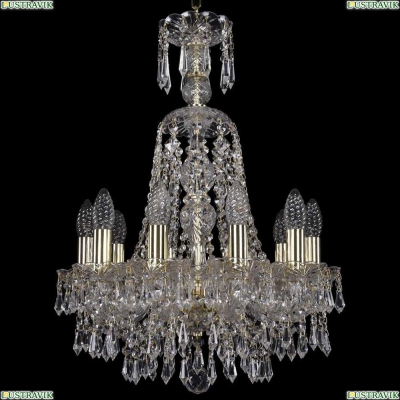 Люстра 1403/10/141/XL-61/G ★Bohemia Ivele Crystal, Золото► — Купить▼