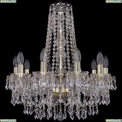 Люстра 1403/10/195/h-60/G ★Bohemia Ivele Crystal, Золото► — Купить▼
