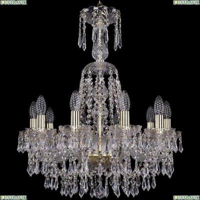 Люстра 1403/10/195/XL-65/G ★Bohemia Ivele Crystal, Золото► — Купить▼