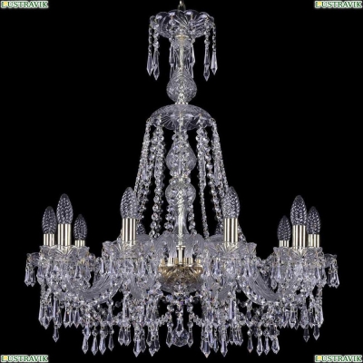 Люстра 1403/10/240/XL-75/G ★Bohemia Ivele Crystal, Золото► — Купить▼