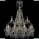 Люстра 1403/10+5/240/XL-92/2d/G ★Bohemia Ivele Crystal, Золото► — Купить▼
