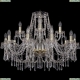 Люстра 1403/10+5/300/G ★Bohemia Ivele Crystal, Золото► — Купить▼