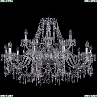 Люстра 1403/10+5/360/Ni ★Bohemia Ivele Crystal, Никель► — Купить▼