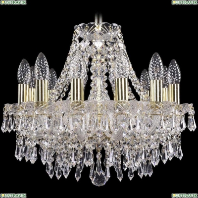 Люстра 1403/12/141/G ★Bohemia Ivele Crystal, Золото► — Купить▼