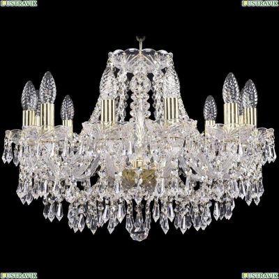 Люстра 1403/12/195/G ★Bohemia Ivele Crystal, Золото► — Купить▼
