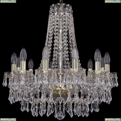 Люстра 1403/12/195/h-60/G ★Bohemia Ivele Crystal, Золото► — Купить▼
