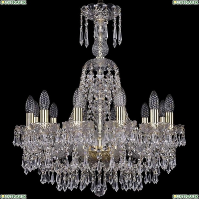 Люстра 1403/12/195/XL-65/G ★Bohemia Ivele Crystal, Золото► — Купить▼
