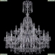 Люстра 1403/12+6/300/XL-100/2d/Ni ★Bohemia Ivele Crystal, Никель► — Купить▼