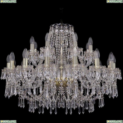 Люстра 1403/16+8/300/G ★Bohemia Ivele Crystal, Золото► — Купить▼