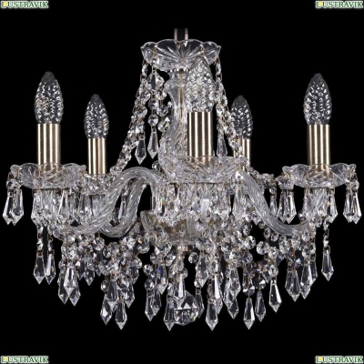 Люстра 1403/5/141/Pa ★Bohemia Ivele Crystal, Патина► — Купить▼