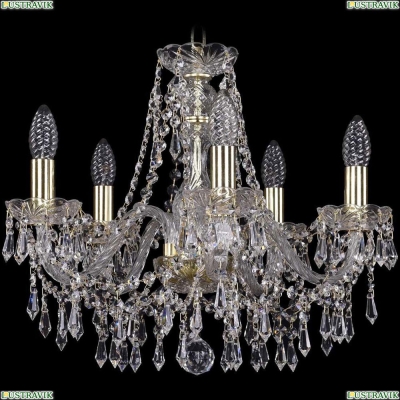 Люстра 1403/5/160/G ★Bohemia Ivele Crystal, Золото► — Купить▼