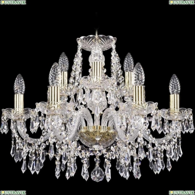 Люстра 1403/6+3/195/G ★Bohemia Ivele Crystal, Золото► — Купить▼
