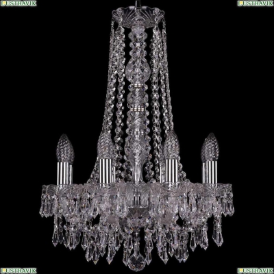 Люстра 1403/8/141/h-59/Ni ★Bohemia Ivele Crystal, Никель► — Купить▼