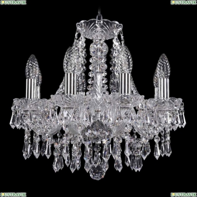 Люстра 1403/8/141/Ni ★Bohemia Ivele Crystal, Никель► — Купить▼