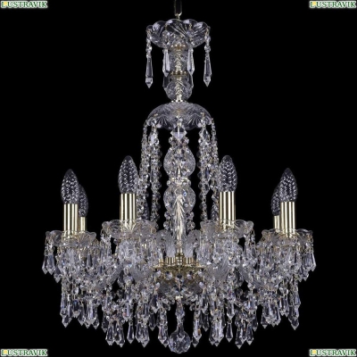 Люстра 1403/8/160/XL-60/G ★Bohemia Ivele Crystal, Золото► — Купить▼