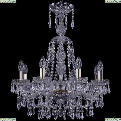 Люстра 1403/8/195/XL-65/Pa ★Bohemia Ivele Crystal, Патина► — Купить▼