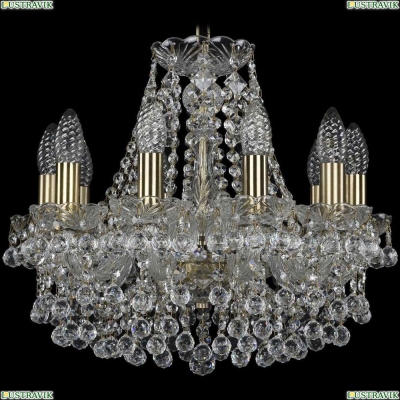 Люстра 1409/10/141/Pa ★Bohemia Ivele Crystal, Патина► — Купить▼