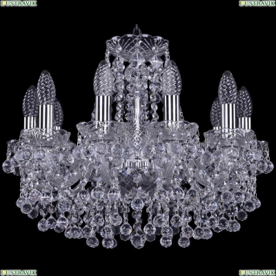 Люстра 1409/10/160/Ni ★Bohemia Ivele Crystal, Никель► — Купить▼