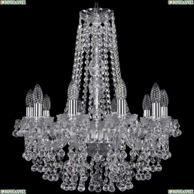Люстра 1409/10/195/h-63/Ni ★Bohemia Ivele Crystal, Никель► — Купить▼