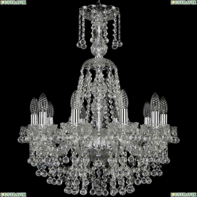 Люстра 1409/10/195/XL-67/Ni ★Bohemia Ivele Crystal, Никель► — Купить▼