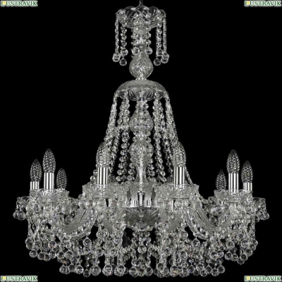 Люстра 1409/10/240/XL-75/Ni ★Bohemia Ivele Crystal, Никель► — Купить▼