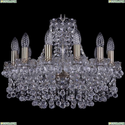 Люстра 1409/12/160/Pa ★Bohemia Ivele Crystal, Патина► — Купить▼