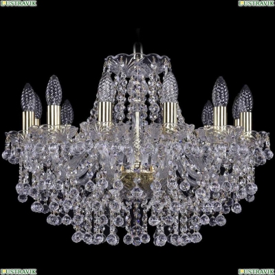 Люстра 1409/12/195/G ★Bohemia Ivele Crystal, Золото► — Купить▼
