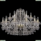 Люстра 1409/12+6/300/G ★Bohemia Ivele Crystal, Золото► — Купить▼