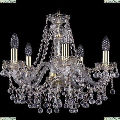 Люстра 1409/5/160/G ★Bohemia Ivele Crystal, Золото► — Купить▼