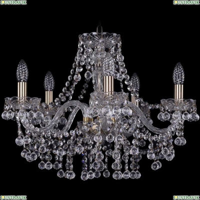 Люстра 1409/5/195/Pa ★Bohemia Ivele Crystal, Патина► — Купить▼