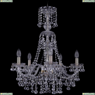 Люстра 1409/5/195/XL-68/Pa ★Bohemia Ivele Crystal, Патина► — Купить▼