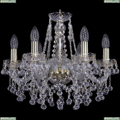 Люстра 1409/6/160/G ★Bohemia Ivele Crystal, Золото► — Купить▼