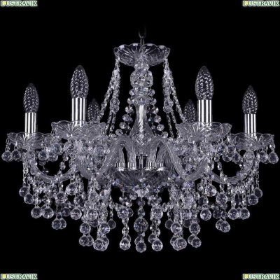 Люстра 1409/6/195/Ni ★Bohemia Ivele Crystal, Никель► — Купить▼