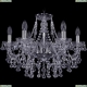 Люстра 1409/6/195/Ni ★Bohemia Ivele Crystal, Никель► — Купить▼