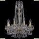 Люстра 1409/8/141/h-59/G ★Bohemia Ivele Crystal, Золото► — Купить▼